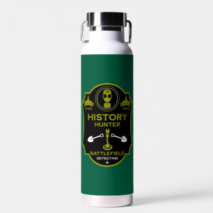 WW2 Trench Battlefield Metal Detectorist Water Bottle