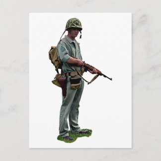 WW2 US Marine Postcard