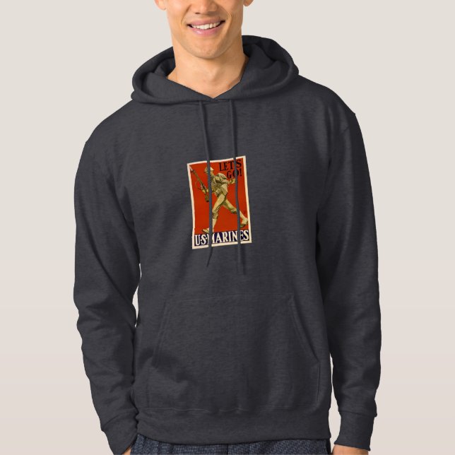 WW2 USMC 3 HOODIE (Front)
