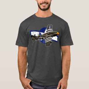 WW2 Warplanes Warbirds P51 Mustang   1  T-Shirt