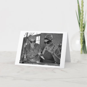 WW2 Women Welders, 1942 Card