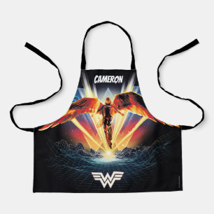 WW84   80's Retrowave Wonder Woman Graphic Apron