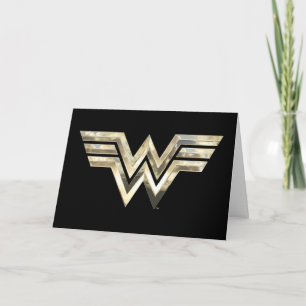 WW84   Golden Wonder Woman Logo Card