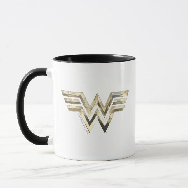 WW84 | Golden Wonder Woman Logo Mug (Left)