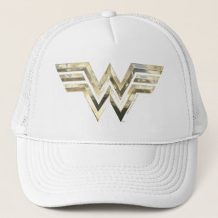 WW84   Golden Wonder Woman Logo Trucker Hat