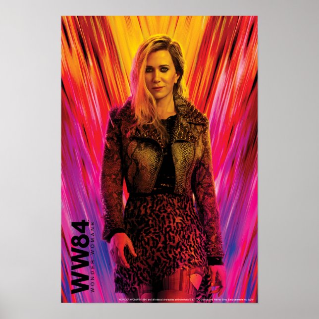 WW84 | Red-Pink Barbara Ann Minerva Kaleidoscope Poster (Front)