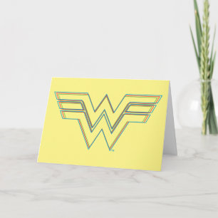 WW84   RGB Split Wonder Woman Logo Card