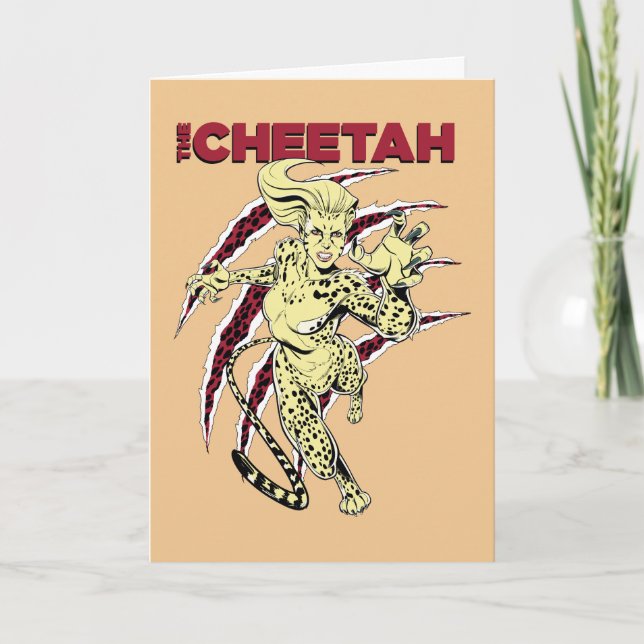 WW84 | The Cheetah Retro Comic Art Card (Front)