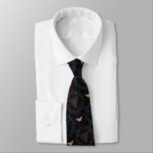 WW84   Wonder Woman Circular Geometric Pattern Tie