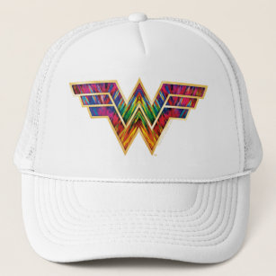 WW84   Wonder Woman Kaleidoscope Logo Trucker Hat
