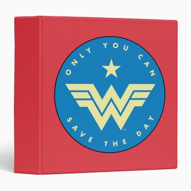 WW84 | Wonder Woman Only You Can Save The Day Binder (Front/Spine)