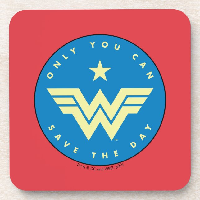 WW84 | Wonder Woman Only You Can Save The Day Coaster (Front)