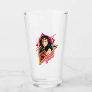 WW84   Wonder Woman Retrowave Character Badge Glass