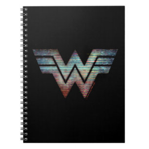 WW84   Wonder Woman TV Static Logo Notebook