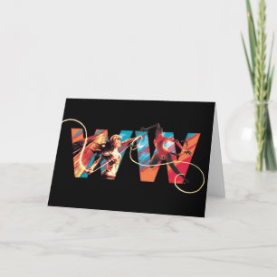 WW84   Wonder Woman Vs. The Cheetah WW Logo Card