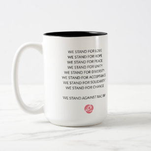 WW Diversity Statement Two-Tone Coffee Mug