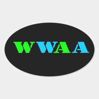 WWAA OVAL STICKER