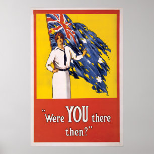 WWI Australian Recruitment Poster British Empire