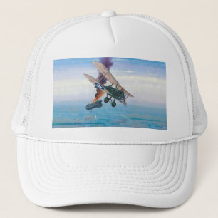 WWI Biplane Military Aviation Cap