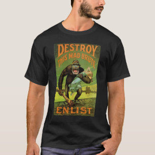 WWI Enlistment Ad T- Shirt