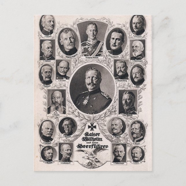 WWI German Command Postcard (Front)
