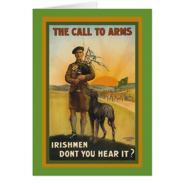 WWI Irish Recruiting Poster (Front)