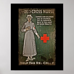 The Red Cross Nurse Carries Our Soldiers Out of Sickness Out of