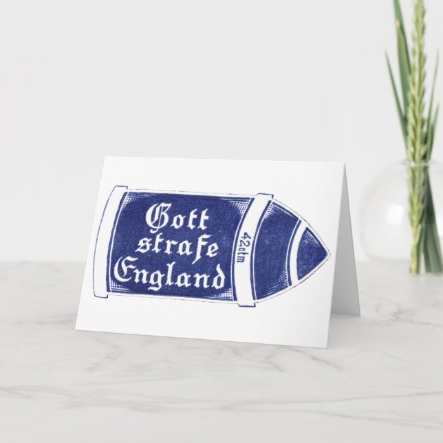 WWI Punish England Card (Front)