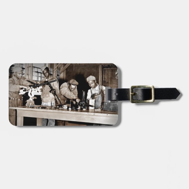 WWII Airmen Armorers Luggage Tag (Front Horizontal)