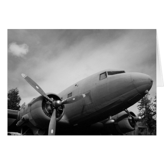 WWII Airplane (Front Horizontal)