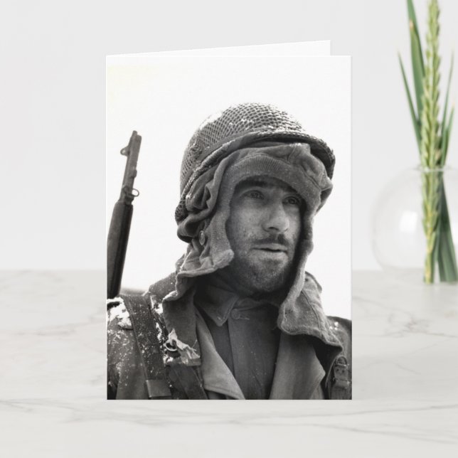 WWII American Infantryman Card (Front)