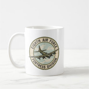 WWII B-17 Eighth Air Force Fortress Division Coffee Mug