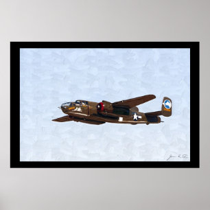 WWII bomber Poster