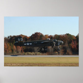 WWII Bomber Poster