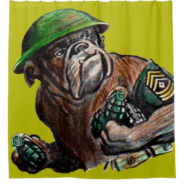 WWII bulldog dog soldier Sgt. Rover (Front)