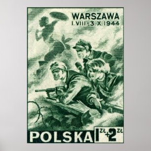 WWII Defenders of Warsaw Poster