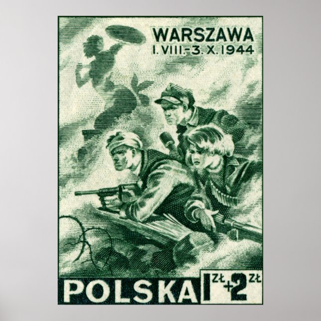 WWII Defenders of Warsaw Poster (Front)