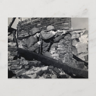 WWII Dutch Snipers Postcard