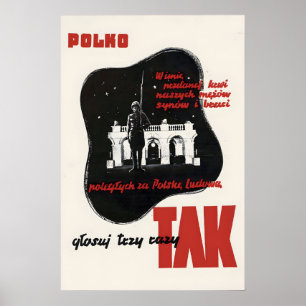 WWII Home Army Resistance Poster In the name of