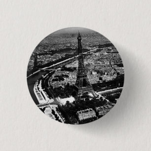 WWII Liberated Paris 1 Inch Round Button