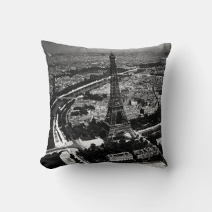 WWII Liberated Paris Throw Pillow