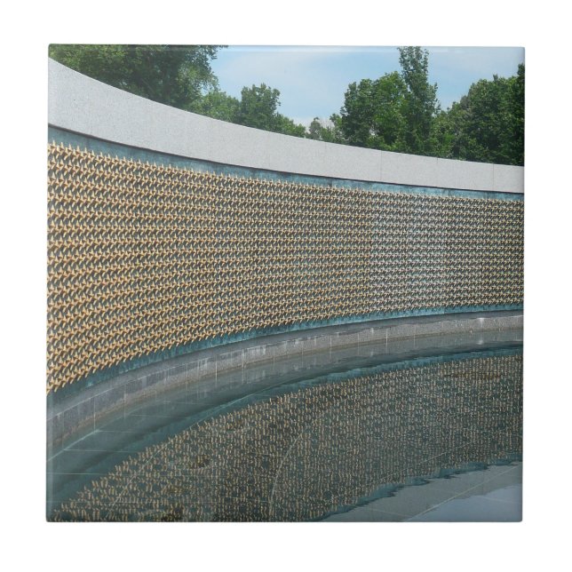 WWII Memorial Freedom Wall in Washington DC Tile (Front)