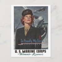 WWII Military Recruiting Poster -- Women