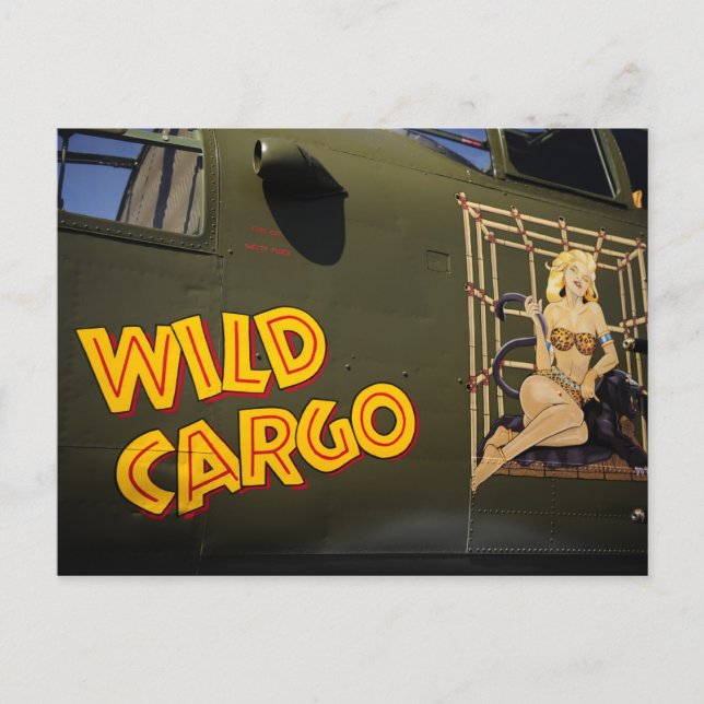 WWII Nose Art Postcard (Front)