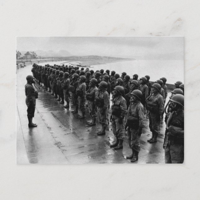 WWII Nurses in Gas Masks Postcard (Front)
