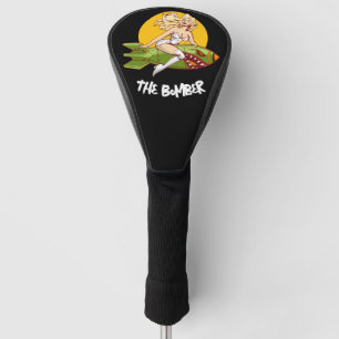 WWII Pinup ‘The Bomber’ Army Air Forces Drawing Golf Head Cover