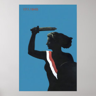 WWII Poster Poland Liberation of Warsaw 17011945