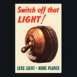 WWII Propaganda Art Print Great Britain, Switch<br><div class="desc">WWII Propaganda Art Print Great Britain,  Switch Off That Light!

modern western art,  desert landscape print,  cowboy wall decor,  vintage rodeo poster,  rustic americana art,  abstract western art,  southwestern home decor,  wild west illustration,  canyon watercolor art,  country ranch decor</div>
