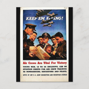 Wwii Recruit1 Postcard