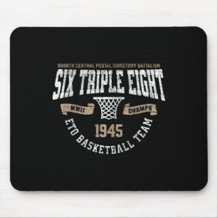 Wwii Sketll Legacy – 6888th Ttalion  Mouse Pad